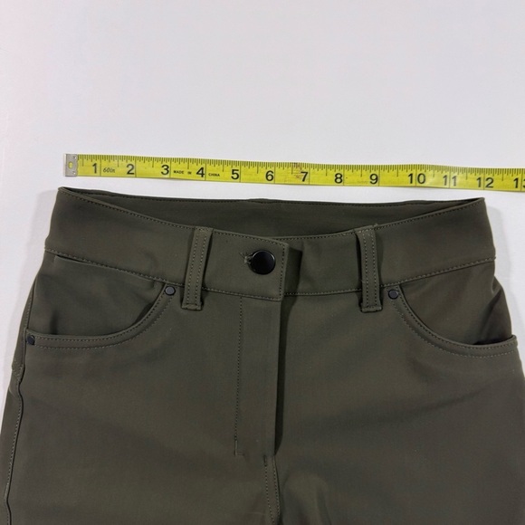 Lululemon City Sleek 5 Pocket 7/8 Pant Dark Olive - Picture 6 of 7